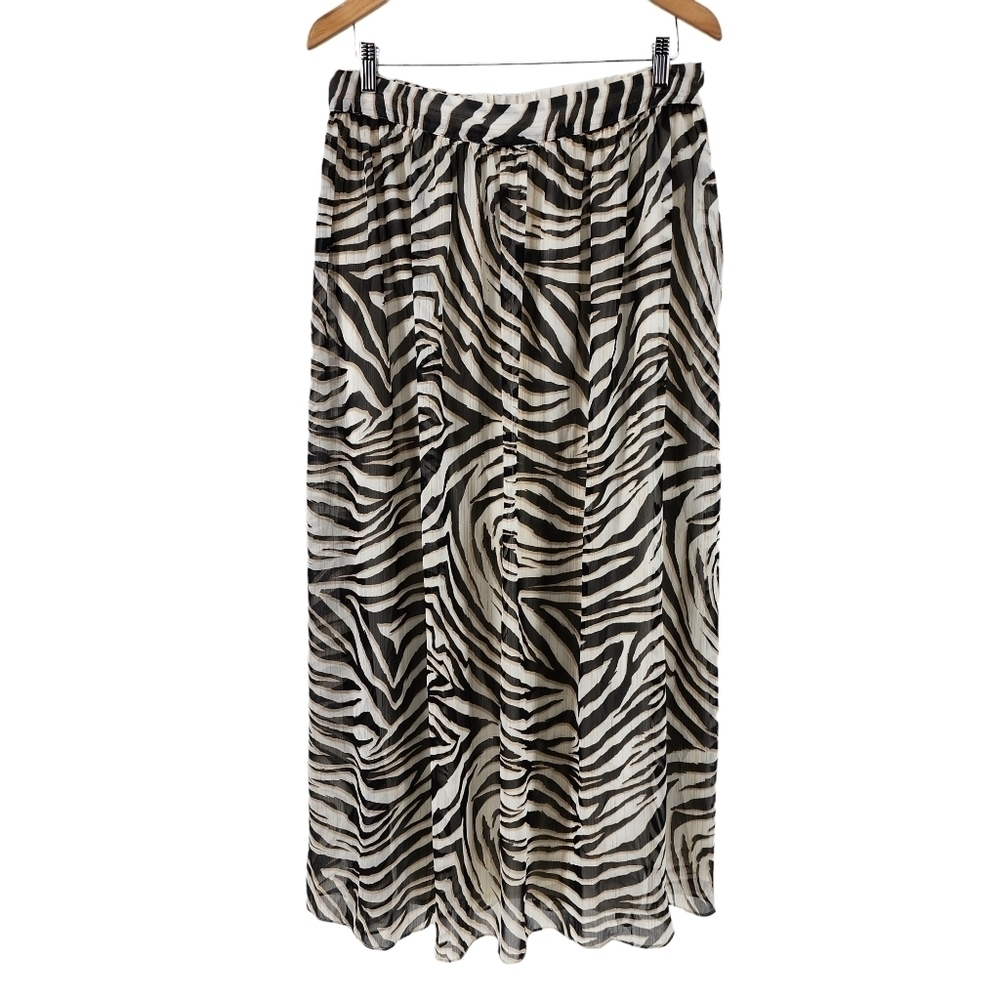 Express Women's Rachel Zoe Zeta Printed Maxi Skirt - L - Picture 2 of 8